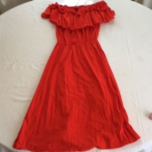 J. Crew off the shoulder dress, sz S